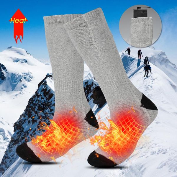 1 pair heating socks electric heated sports socks battery rechargeable winter warm stocking for hunting skiing fishing hiking, Black
1 pair heating socks electric heated sports socks battery rechargeable winter warm stocking for hunting skiing fishing hiking, Black