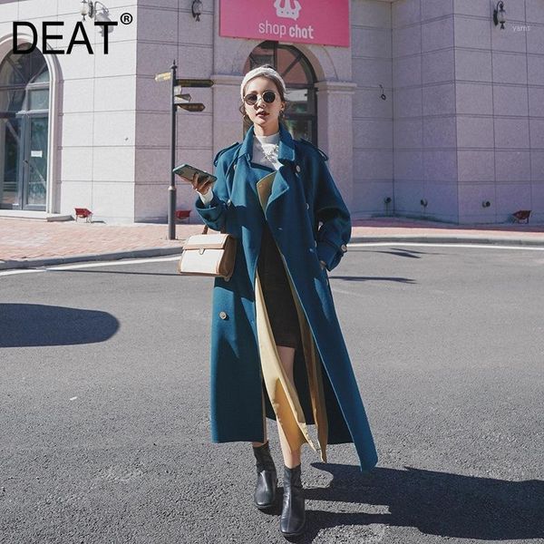 deat woolen coat women solid double button with sashes elegant casual full sleeve lapel 2020 new autumn winter fashion tu8531, Black
deat woolen coat women solid double button with sashes elegant casual full sleeve lapel 2020 new autumn winter fashion tu8531, Black