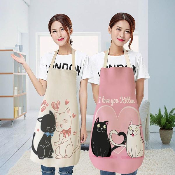 aprons 1pcs cotton linen halter design kitchen supplies anti-fouling cartoon cat for waterproof men women baking accessories
aprons 1pcs cotton linen halter design kitchen supplies anti-fouling cartoon cat for waterproof men women baking accessories