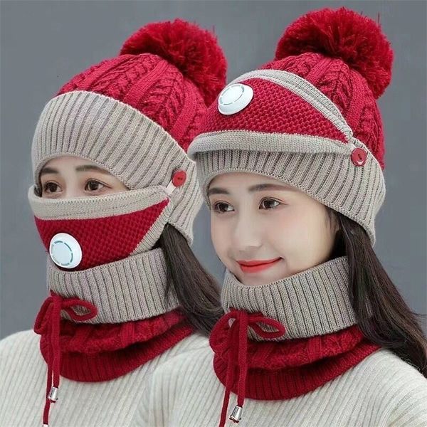 set 3 anti-fog hats women winter beanies velvet thick bib mask skullies beanie hat dustproof hats female warm knitted wool cap lj201221, Blue;gray
set 3 anti-fog hats women winter beanies velvet thick bib mask skullies beanie hat dustproof hats female warm knitted wool cap lj201221, Blue;gray