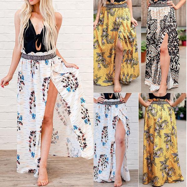 skirts 2021 boho floral print split midi skirt vintage high waist long for women spring summer female mujer faldas, Black
skirts 2021 boho floral print split midi skirt vintage high waist long for women spring summer female mujer faldas, Black