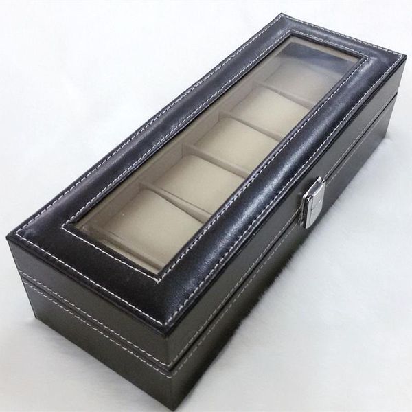 6 grid luxury exquisite slot leather watch box jewelry display rack storage rack packaging storage box men's jewelry gift, Black;green
6 grid luxury exquisite slot leather watch box jewelry display rack storage rack packaging storage box men's jewelry gift, Black;green