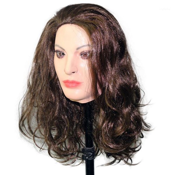 party masks latex mask fetish bondage rubber woman realistic halloween dress crossdresser1
party masks latex mask fetish bondage rubber woman realistic halloween dress crossdresser1