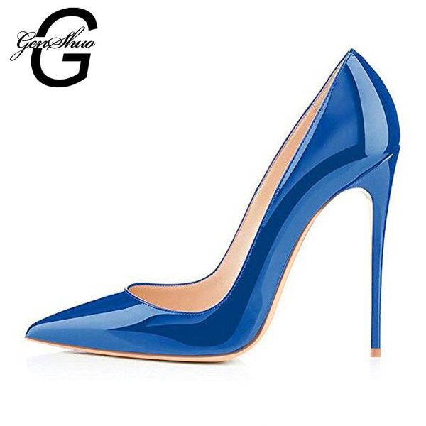 genshuo women high heels shoes stiletto high heels women pumps shoes navy royal blue pointed toe woman shoes chic y200702, Black
genshuo women high heels shoes stiletto high heels women pumps shoes navy royal blue pointed toe woman shoes chic y200702, Black
