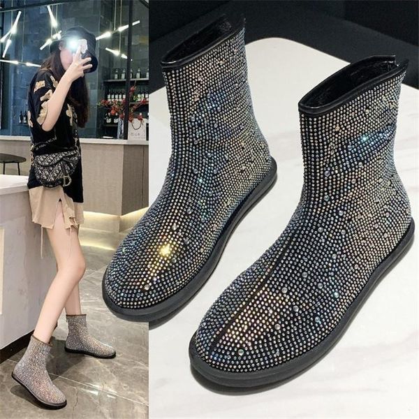 boots 2021 women sequin cloth autumn winter fashion set foot thick bottom wear-resistant non-slip comfortable ankle, Black
boots 2021 women sequin cloth autumn winter fashion set foot thick bottom wear-resistant non-slip comfortable ankle, Black