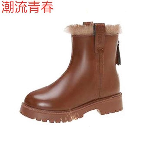 boots winter fashion women snow shoes female ankle boot fur warm cotton thick bottom short tube version, Black
boots winter fashion women snow shoes female ankle boot fur warm cotton thick bottom short tube version, Black