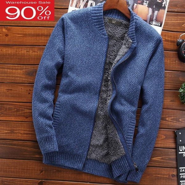 men's sweaters winter thermal outerwear for men 2021 tidal current male solid color personalized zipper cardigan sweater m451, White;black
men's sweaters winter thermal outerwear for men 2021 tidal current male solid color personalized zipper cardigan sweater m451, White;black