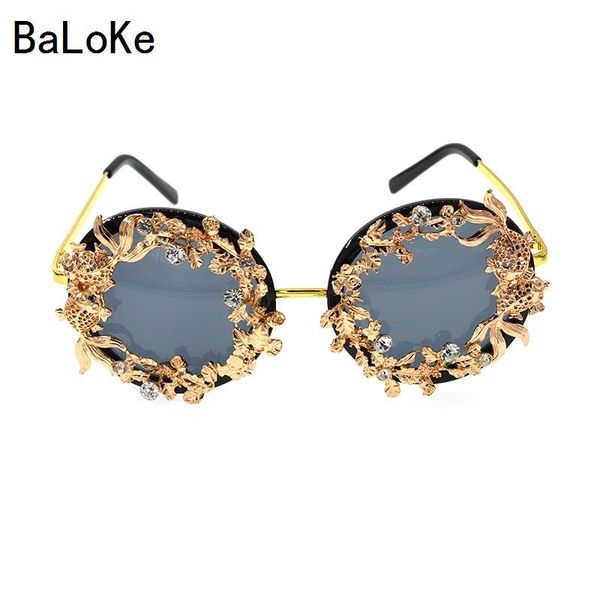 sunglasses super beach baroque women metal flowers vintage brand design outdoor casual fashion accessories, White;black
sunglasses super beach baroque women metal flowers vintage brand design outdoor casual fashion accessories, White;black