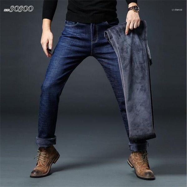 new jeans men winter business fit slim warm plus velvet thick jeans men classic fashion #ly309511, Blue
new jeans men winter business fit slim warm plus velvet thick jeans men classic fashion #ly309511, Blue