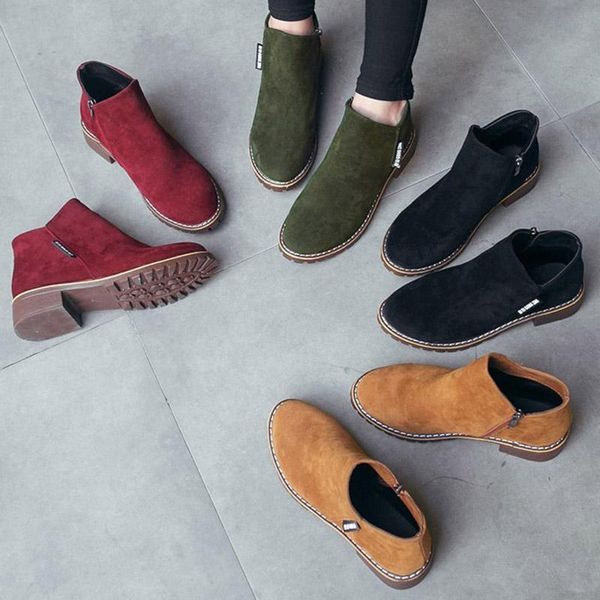 boots women ankle black low heels booties 2021 autumn winter casual shoes faux suede ladies botas mujer plus size 8453n
boots women ankle black low heels booties 2021 autumn winter casual shoes faux suede ladies botas mujer plus size 8453n