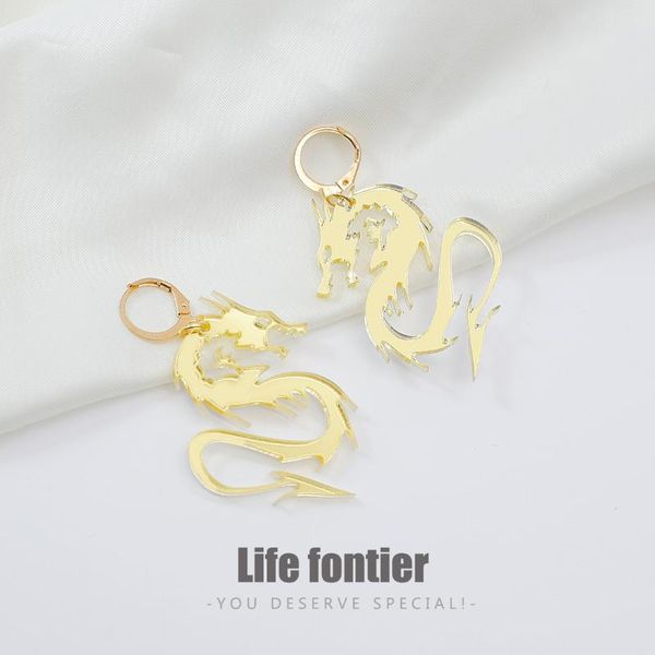 lifefontier creative dragon shape acrylic drop earrings mirror surface animal earrings for women girls 2020 brincos jewelry gift, Silver
lifefontier creative dragon shape acrylic drop earrings mirror surface animal earrings for women girls 2020 brincos jewelry gift, Silver