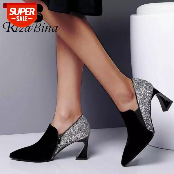 rizabina casual women pumps real leather bling strange heels shoes women pointed toe office ladies footwear size 34-39 #qg6z
rizabina casual women pumps real leather bling strange heels shoes women pointed toe office ladies footwear size 34-39 #qg6z