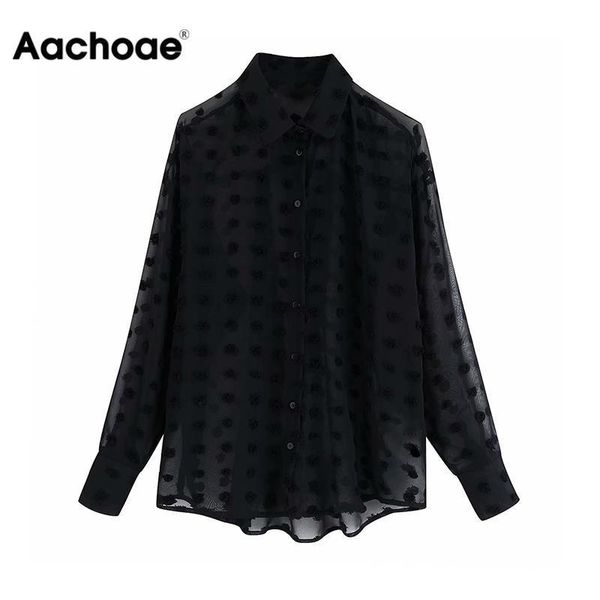 stylish polka dot embroidery chiffon blouse women long sleeve see through shirt fashion turn down collar black casual blouses t200321, White
stylish polka dot embroidery chiffon blouse women long sleeve see through shirt fashion turn down collar black casual blouses t200321, White