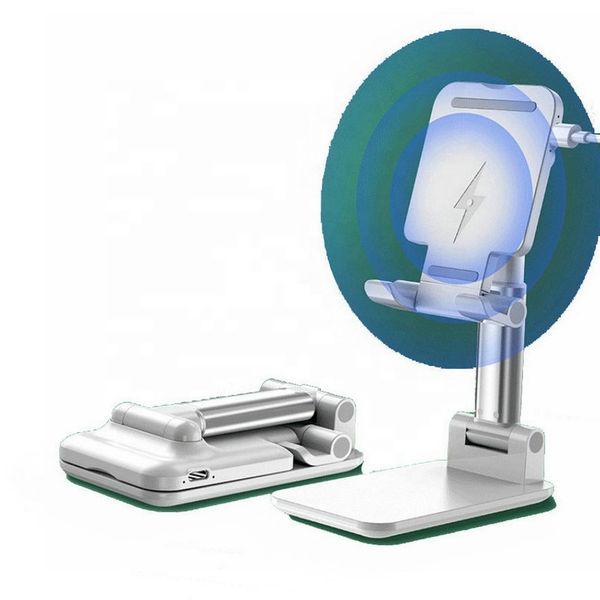 universal desk lazy tablet stand angle height adjustable foldable mobile phone holder with wireless charging function
universal desk lazy tablet stand angle height adjustable foldable mobile phone holder with wireless charging function