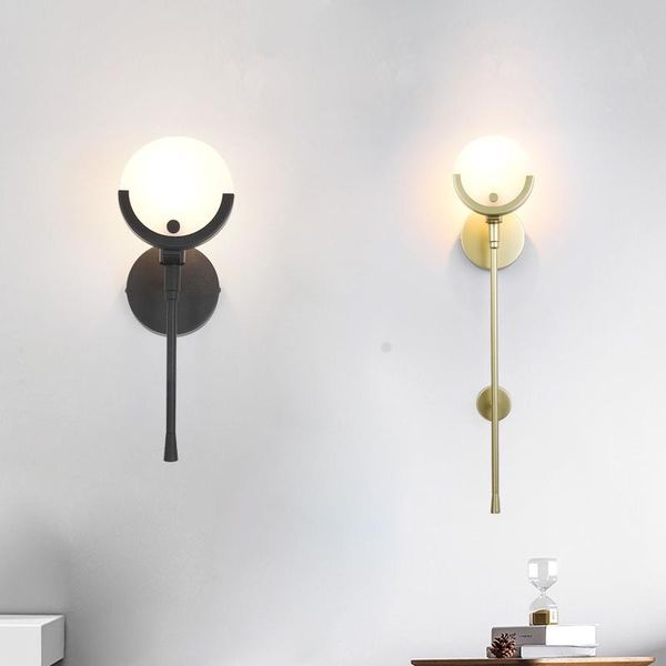 wall lamp modern creative led indoor home living room bedroom bedside aisle art deco gold/black iron lighting fixtures
wall lamp modern creative led indoor home living room bedroom bedside aisle art deco gold/black iron lighting fixtures