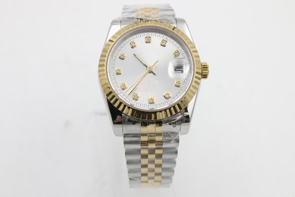 2021 new watches men watch 36mm white face stainless steel strap watch ing, Slivery;brown
2021 new watches men watch 36mm white face stainless steel strap watch ing, Slivery;brown
