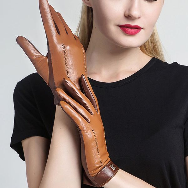 wholesale-genuine leather gloves female autumn winter warm plush lined fashion patchwork sheepskin woman gloves ing, Blue;gray
wholesale-genuine leather gloves female autumn winter warm plush lined fashion patchwork sheepskin woman gloves ing, Blue;gray