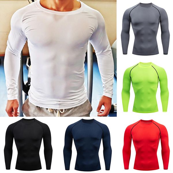 new tights long sleeve men's round neck sports base t-shirt breathable quick-drying clothes sports training fitness wear gym clothing, White;black
new tights long sleeve men's round neck sports base t-shirt breathable quick-drying clothes sports training fitness wear gym clothing, White;black