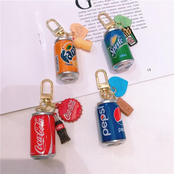 keychains creative simulation can hanging decoration coke sherbe bottle beverage key chain pendant small bot, Silver
keychains creative simulation can hanging decoration coke sherbe bottle beverage key chain pendant small bot, Silver