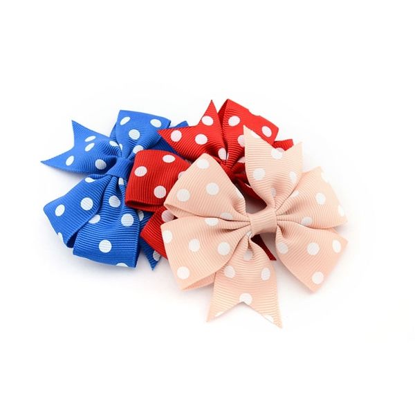 cute baby girls hiarpins hair clips grosgrain ribbon polka dot bows with clips hair accessories baby bow barrette headwear colors, Slivery;white
cute baby girls hiarpins hair clips grosgrain ribbon polka dot bows with clips hair accessories baby bow barrette headwear colors, Slivery;white