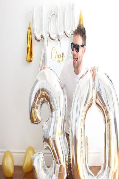 30 inches gold silver number foil balloons digit helium ballons birthday party wedding decor air baloons event party wmtkew
30 inches gold silver number foil balloons digit helium ballons birthday party wedding decor air baloons event party wmtkew
