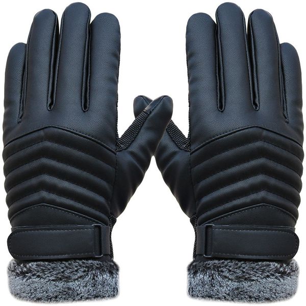 new autumn winter velvet gloves men touch screen mittens glove male thickening hiking riding outdoor non-slip leather gloves, Blue;gray
new autumn winter velvet gloves men touch screen mittens glove male thickening hiking riding outdoor non-slip leather gloves, Blue;gray