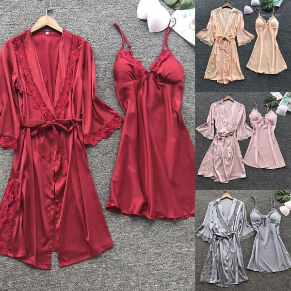 3pcs lingerie women spring silk lace robe dress ladies autumn solid nightdress sling thong nightgown sleepwear nightwear1, Black;red
3pcs lingerie women spring silk lace robe dress ladies autumn solid nightdress sling thong nightgown sleepwear nightwear1, Black;red