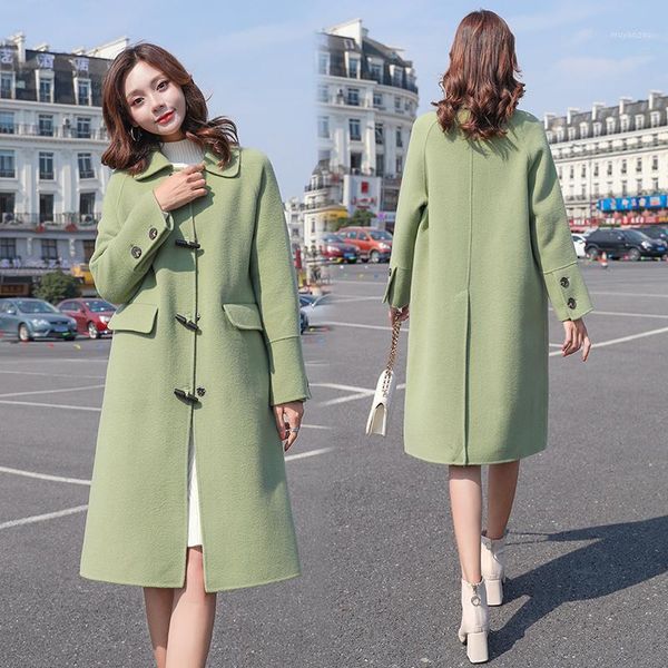 yasuguoji fashion horn button green coat women womens winter long coats elegant thicken pink wool coat women monteau femme1, Black
yasuguoji fashion horn button green coat women womens winter long coats elegant thicken pink wool coat women monteau femme1, Black