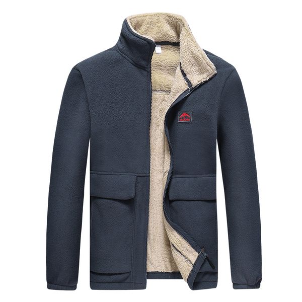 2020 new winter gullet thicken polar velo casual warm male jacket plus size 5xl, Black;brown
2020 new winter gullet thicken polar velo casual warm male jacket plus size 5xl, Black;brown