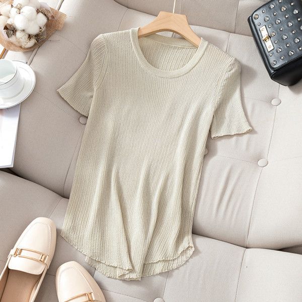2021 new summer glitter shirt women knitted casual short sleeves o-neck shiny t slim kintwear female basic t-shirt 05gd, White
2021 new summer glitter shirt women knitted casual short sleeves o-neck shiny t slim kintwear female basic t-shirt 05gd, White