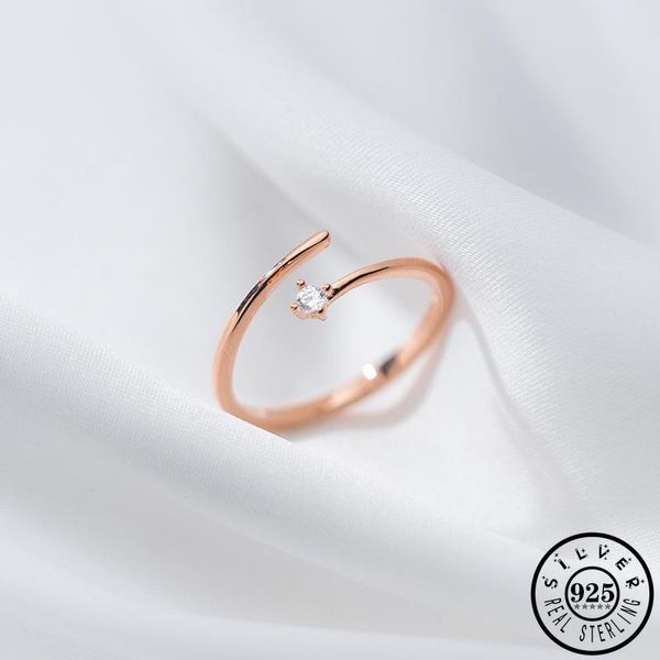 cluster rings 100% real 925 sterling silver with round zircon stone adjustable rose gold color plated open finger knuckle ring for women, Golden;silver
cluster rings 100% real 925 sterling silver with round zircon stone adjustable rose gold color plated open finger knuckle ring for women, Golden;silver