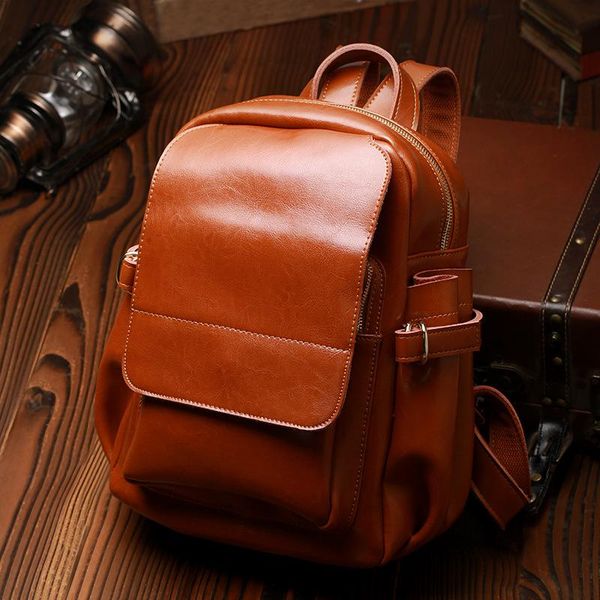 design oil wax cow leather women backpack genuine leather women bag preppy style school bag casual travel bags
design oil wax cow leather women backpack genuine leather women bag preppy style school bag casual travel bags