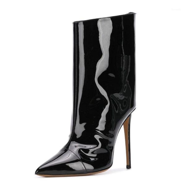 boots 2021 fashion patent leather super high heels ankle spring autumn women pointed toe black blue1
boots 2021 fashion patent leather super high heels ankle spring autumn women pointed toe black blue1