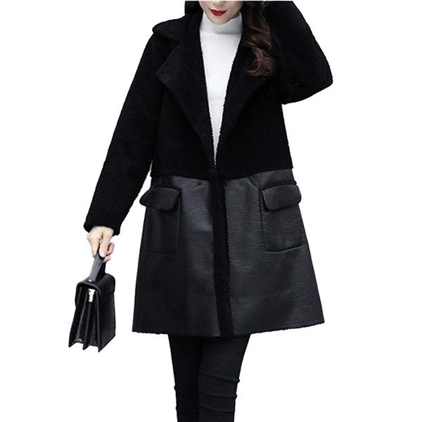 size winter both female autumn 5xl coat plus wear leather women velvet loose thicken outerwear sides flocking jackets 3071 sqqas, Black
size winter both female autumn 5xl coat plus wear leather women velvet loose thicken outerwear sides flocking jackets 3071 sqqas, Black