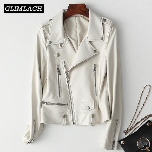 motorcycle white real leather jacket women short slim genuine leather coat lady streetwear sheepskin clothes female1, Black
motorcycle white real leather jacket women short slim genuine leather coat lady streetwear sheepskin clothes female1, Black