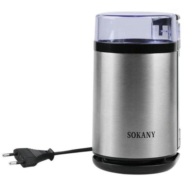 sokany stainless steel blade electric coffee bean grinder home kitchen office stainless steel home use coffee make eu plug1
sokany stainless steel blade electric coffee bean grinder home kitchen office stainless steel home use coffee make eu plug1