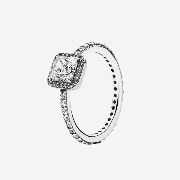 authentic sterling silver ring cz diamond wedding jewelry engagement gift for pandora square sparkle halo rings with original box for women, Slivery;golden
authentic sterling silver ring cz diamond wedding jewelry engagement gift for pandora square sparkle halo rings with original box for women, Slivery;golden