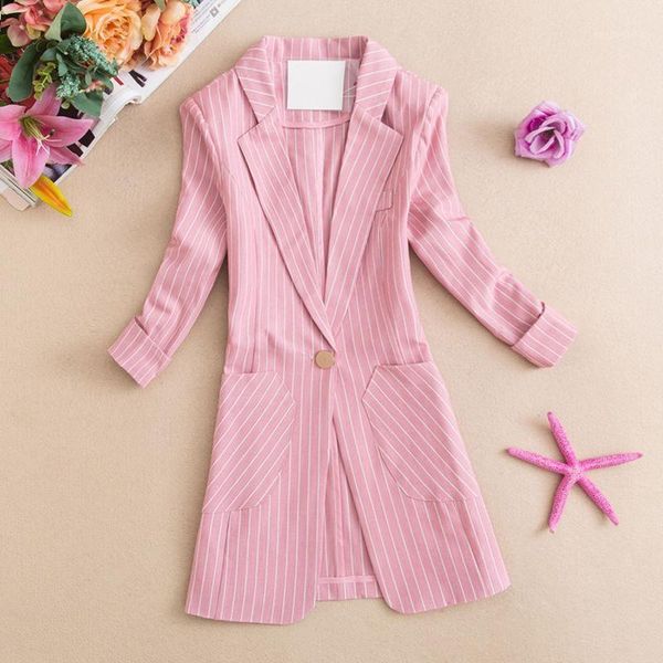 2021 new autumn women chic single button blazer coat female office long sleeve fashion casual outwear business suit jacket q511, White;black
2021 new autumn women chic single button blazer coat female office long sleeve fashion casual outwear business suit jacket q511, White;black