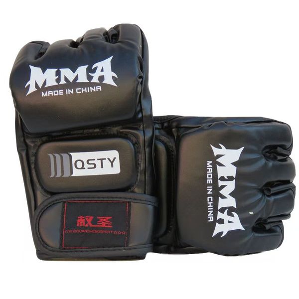 2020 half-finger boxing gloves male sanda fighting gloves fighting training mma boxing gloves punching bag exposes five fingers, Black
2020 half-finger boxing gloves male sanda fighting gloves fighting training mma boxing gloves punching bag exposes five fingers, Black