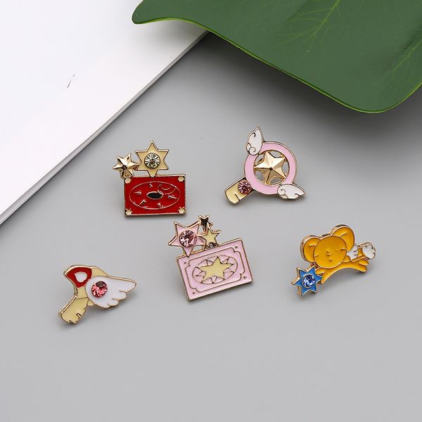 japanese anime cartoon variety sakura brooch pins funny cute magic wand alloy enamel brooches for christmas gift girls badges bag shirt pin, Gray
japanese anime cartoon variety sakura brooch pins funny cute magic wand alloy enamel brooches for christmas gift girls badges bag shirt pin, Gray