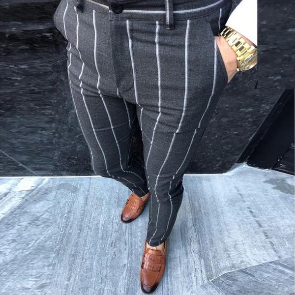fashion slim fit skinny pants for men chino trousers plaid design fashion grey with stripe casual solid color pants, Black
fashion slim fit skinny pants for men chino trousers plaid design fashion grey with stripe casual solid color pants, Black