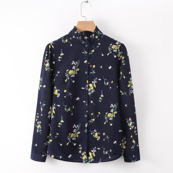 women's blouses & shirts 2021 flower print long sleeve shirt for women chiffon blouse casual navy, White
women's blouses & shirts 2021 flower print long sleeve shirt for women chiffon blouse casual navy, White