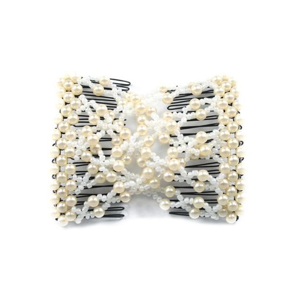 double fashion hair comb magic beads elasticity clip stretchy hair combs clips selling dropp wmtbts, Silver
double fashion hair comb magic beads elasticity clip stretchy hair combs clips selling dropp wmtbts, Silver