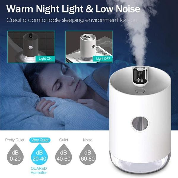 causb 1000ml cool mist humidifiers, portable air humidifier with whisper quiet, auto-off, night light, for bedroom
causb 1000ml cool mist humidifiers, portable air humidifier with whisper quiet, auto-off, night light, for bedroom