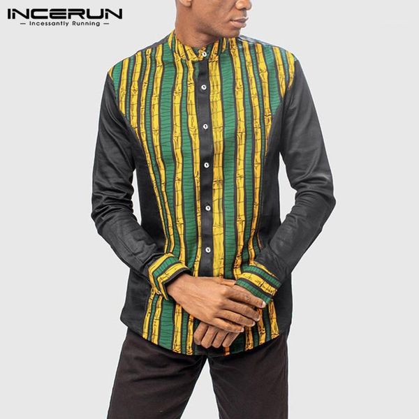 incerun african clothes dashiki men shirts printed patchwork long sleeve stand collar traditional casual fashion shirts men1, White;black
incerun african clothes dashiki men shirts printed patchwork long sleeve stand collar traditional casual fashion shirts men1, White;black