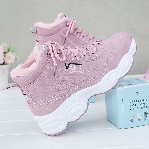 2020 new style daddy ins fashion plush sports female students high cotton women versatile winter shoes, Black
2020 new style daddy ins fashion plush sports female students high cotton women versatile winter shoes, Black