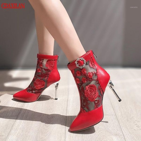 cdaxilan new to ankle boots summer women breathable mesh pointed toe super-high heels back zip motorcycle boots shoe ladies1, Black
cdaxilan new to ankle boots summer women breathable mesh pointed toe super-high heels back zip motorcycle boots shoe ladies1, Black