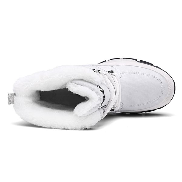 winter waterproof snow cotton female warm plus velvet shoes women boots ankle with thick fur botas mujer y200115, Black
winter waterproof snow cotton female warm plus velvet shoes women boots ankle with thick fur botas mujer y200115, Black