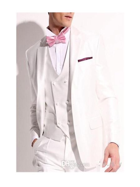 men's suits & blazers wedding for men handsome white suit slim fit bridegroom party suits(jacket+pants+vest+tie, White;black
men's suits & blazers wedding for men handsome white suit slim fit bridegroom party suits(jacket+pants+vest+tie, White;black