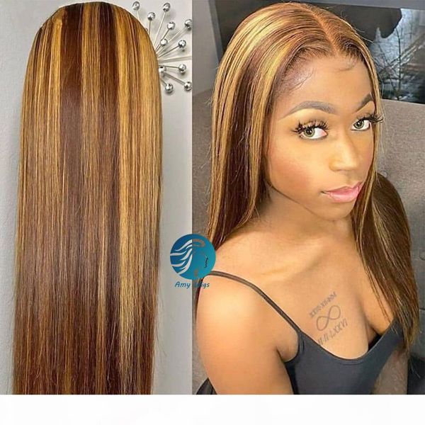 honey blond ombre color invisible full lace wig preplucked hairline highlight 150% lace front human hair wigs brazilian for black women remy, Black;brown
honey blond ombre color invisible full lace wig preplucked hairline highlight 150% lace front human hair wigs brazilian for black women remy, Black;brown
